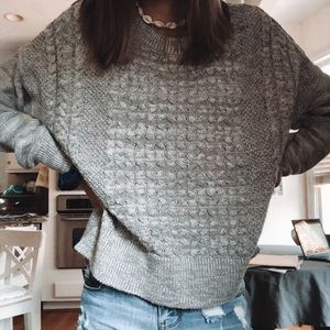 chunky knit sweater